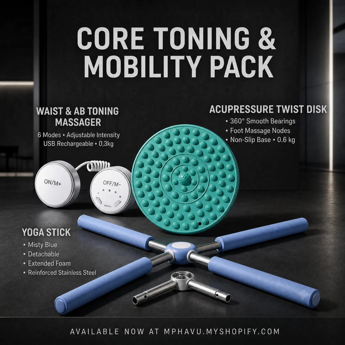 Core Toning and Mobility Pack👣