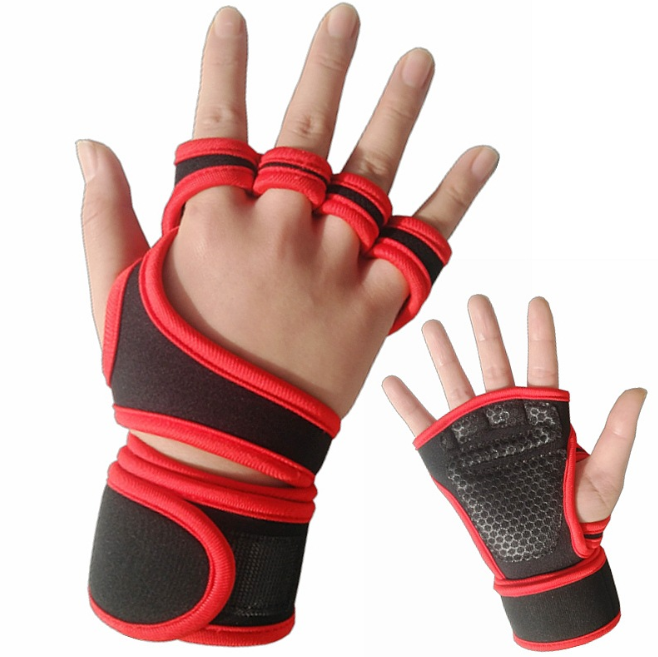 Weightlifting Half-Finger Gloves – Palm Protection & Grip Support | Men & Women