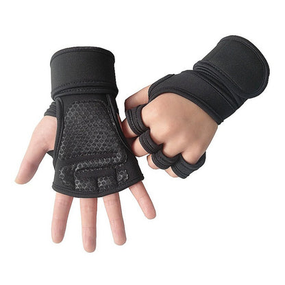Weightlifting Half-Finger Gloves – Palm Protection & Grip Support | Men & Women
