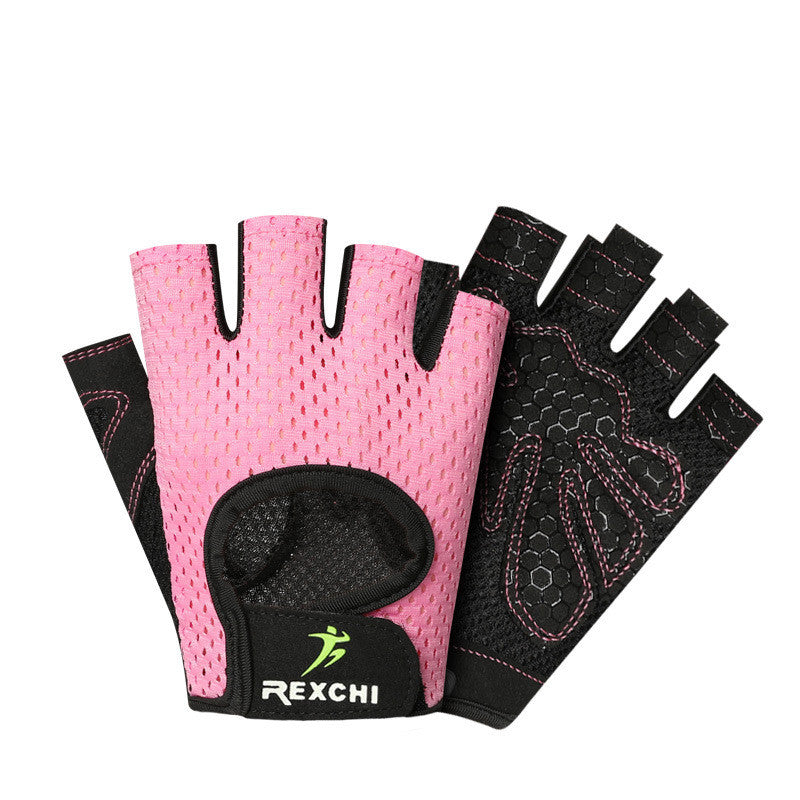 GripMaster Half-Finger Workout Gloves – Anti-Slip Grip | Weightlifting & Cross Training