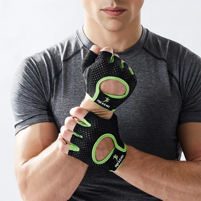 GripMaster Half-Finger Workout Gloves - Mphav.u