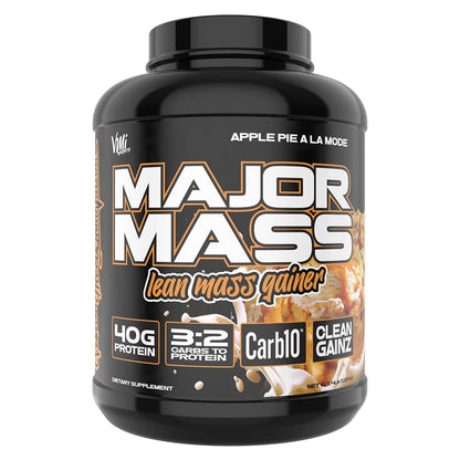 VMI Sports Major Mass Lean Mass Gainer Protein Powder – Apple Pie 4LB