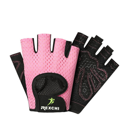 GripMaster Half-Finger Workout Gloves – Anti-Slip Grip | Weightlifting & Cross Training