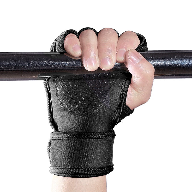 Weightlifting Half-Finger Gloves – Palm Protection & Grip Support | Men & Women