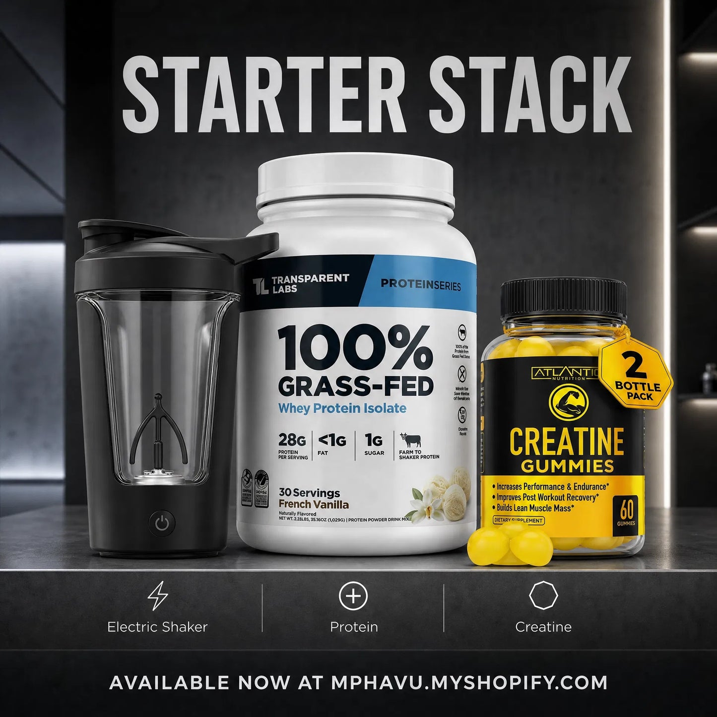 Starter Stack – Essential Home Gym Bundle for Beginners | Mphav.u